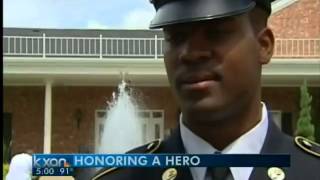 Texas conducts final salute to soldier