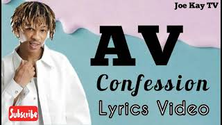 confession lyrics AV