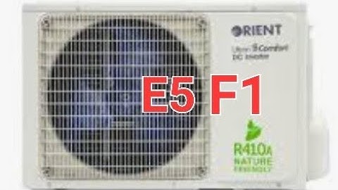 Orient Dc inverter Ac outdoor PCB F1 and E5 error ic 2302 change #105