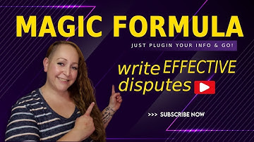 Use this MAGIC Formula to Dispute ANY Account on a Credit Report (Replay)