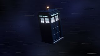 TARDIS F quick fly by in space