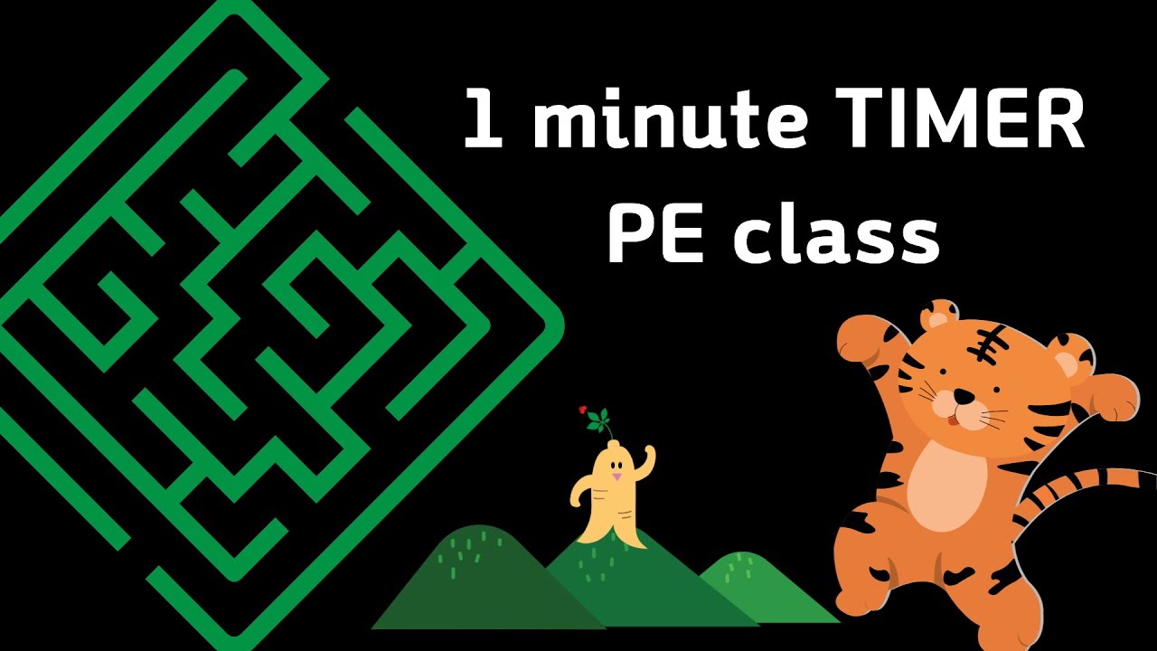 Tiger’s Ginseng Maze Adventure ⏱️ | 1-Minute Countdown Timer for Kids