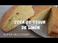 BIZCOCHO de LIMÓN clásico esponjoso / RECETA fácil y rápida / Bajo en azúcar