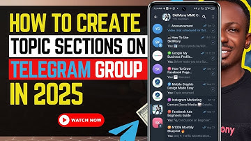 How To Create Topic Sections On Telegram Group In 2025 #telegramtopics #telegram #telegramgroup