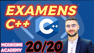 53 -langage c++ : Examen 1 ( Exercice 1 )