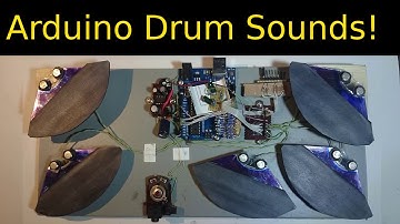 Electronic Drum Kit where an Arduino does all the sounds