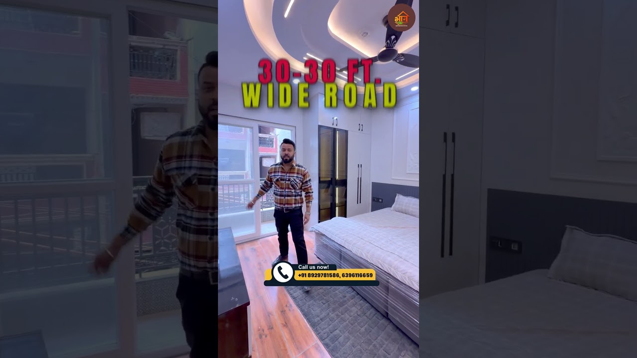 Independent 4BHK flat in Dwarka Mor | 30 Ft. Wider Road | 2 Side open | Spacious 4BHK flat for sale