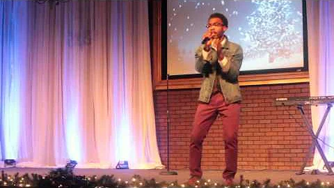 Nick Cousar Performing This Christmas By Chris Brown