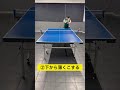 【卓球】3ステップで分かる下回転ストレートバックドライブ #Shorts