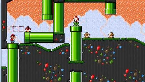 SMBX Custom Level- The Crystal Canyon