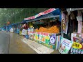 A Rainy Day Walk in Munnar | Relaxing walk in the Kerala rain to enjoy the soothing rain sounds