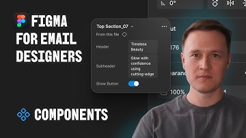 Figma Components and Component Properties for Email Designers | Tutorial for Beginners