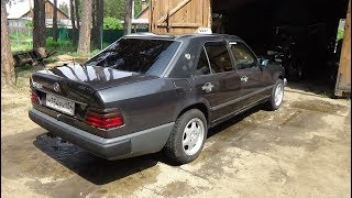 Мерседес W 124 спустя год после кузовного ремонта .