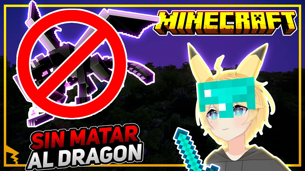 SPEEDRUN DE MINECRAFT PERO SIN PASARME AL DRAGÓN...