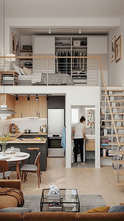 Modern Loft Apartment Tour | Smart & Stylish Small Space Living