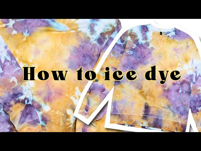 How to Ice Dye: Easy Tie-Dye Tutorial - Happiness is Homemade