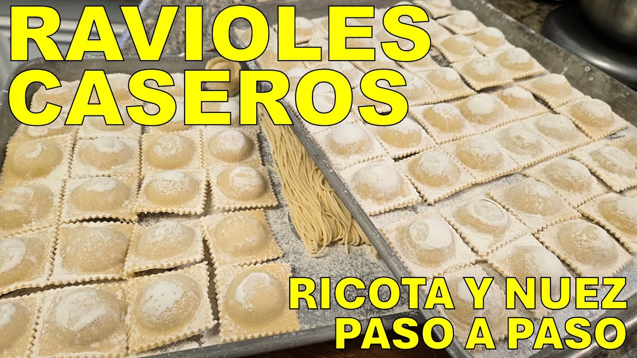 Ravioles de Ricota y Nuez: Caseros, La Receta Artesanal Que Debes Probar [003]