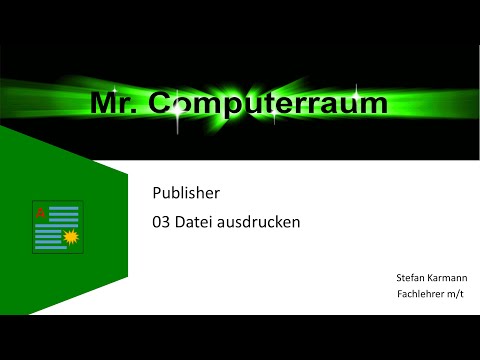 Video: Wie drucke ich Gitternetzlinien in Publisher 2016?