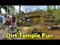 Dirt track ride  dirt temple  mrb vlog 