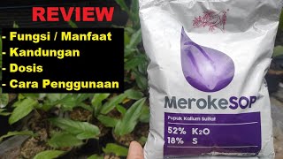 Review Pupuk Meroke SOP | Fungsi / Manfaat, Dosis, Cara Penggunaan Pupuk Meroke SOP / Kalium Sulfat screenshot 4