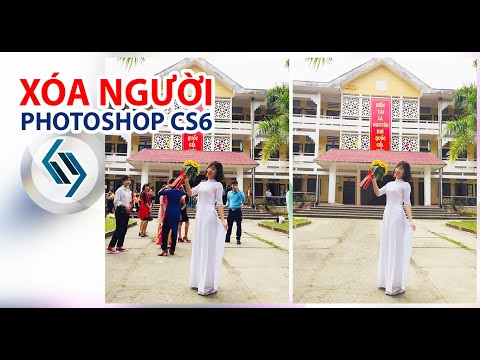 Quá trình xóa người bằng Photoshop CS6