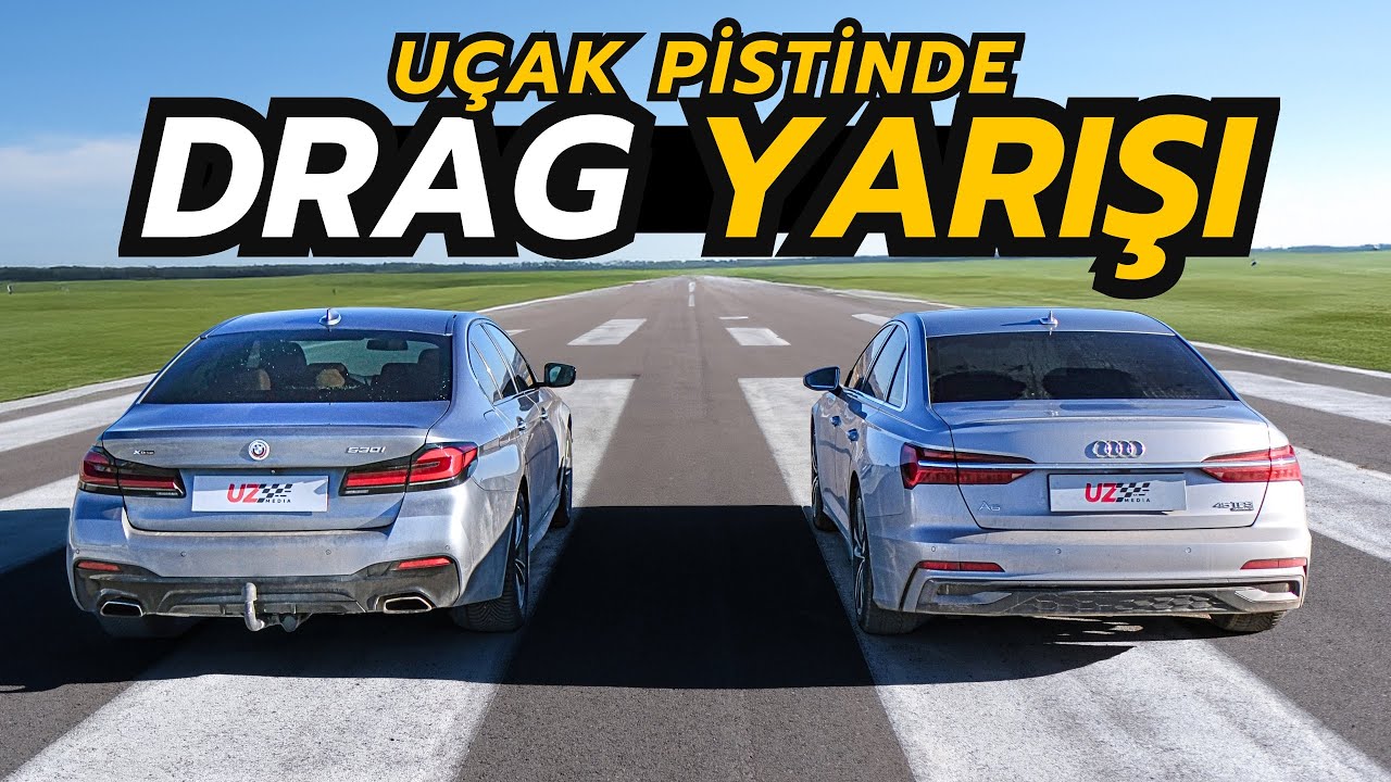 DRAG YARIŞI: 530i xDrive vs A6 45TFSI quattro | UZ Media @UZ Media BMW 5 vs Audi A6