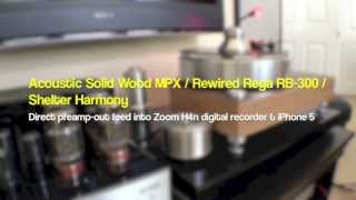 Acoustic Solid Wood MPX / Shelter Harmony Vinyl Playback (Direct Feed) (Clip 3)