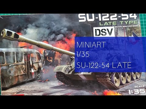 Video: MiniArt 37042 SU-122-54 pozdní verze (1/35)