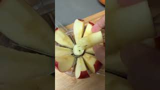 Slicing Organic Crunchy Apples #shorts #viralshort #fruit #apple #music