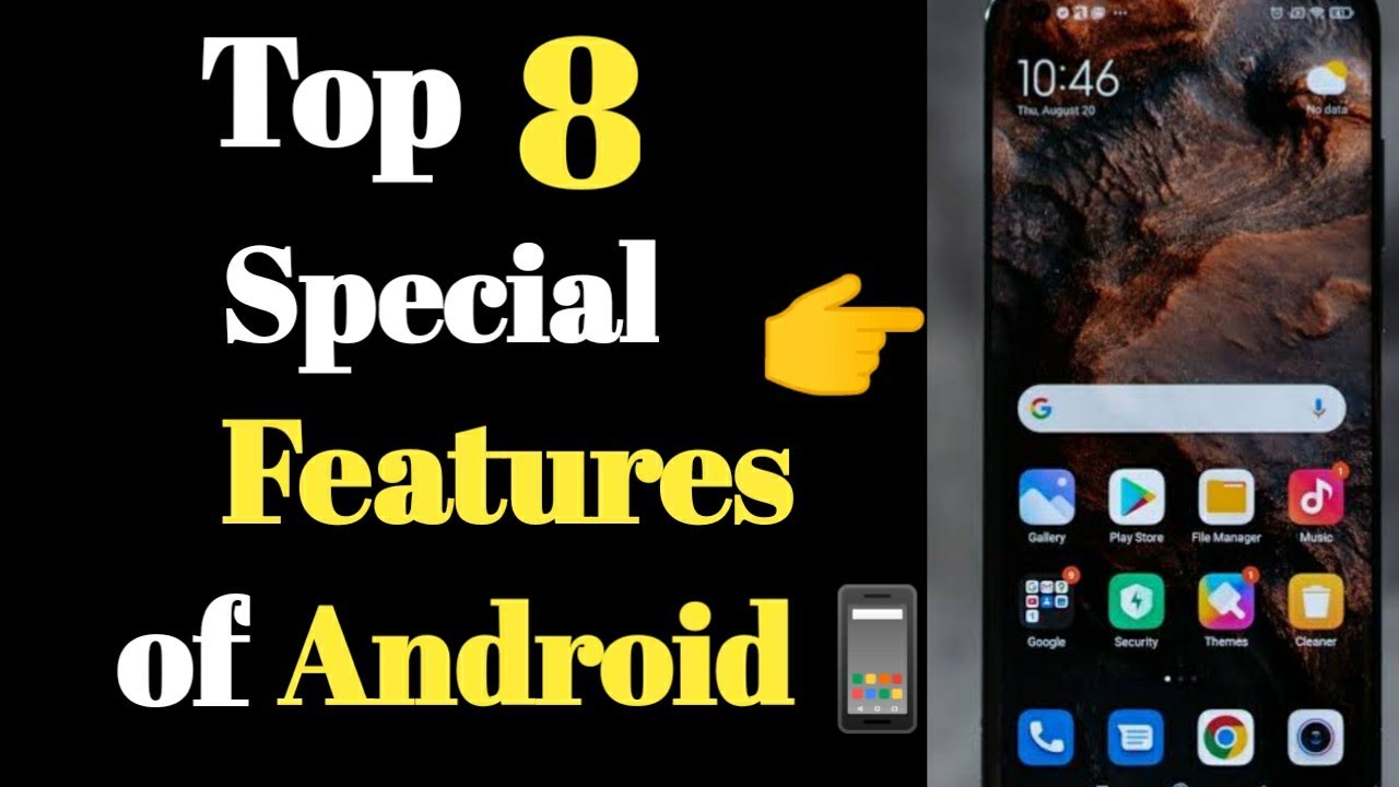 Top 8 Features Of Android/Smart Phone📱