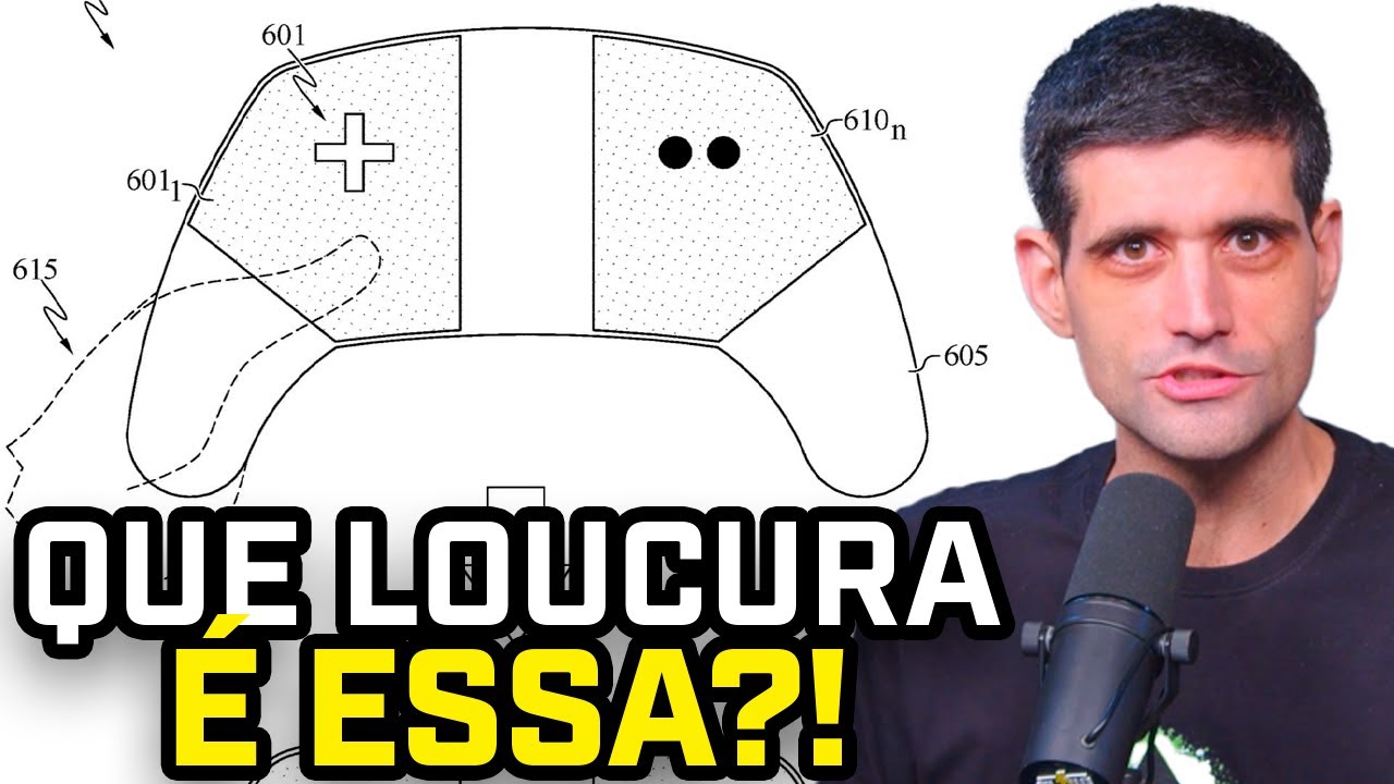 É O FUTURO? PLAYSTATION registra PATENTE de CONTROLE com TOUCHSCREEN!! #FGN