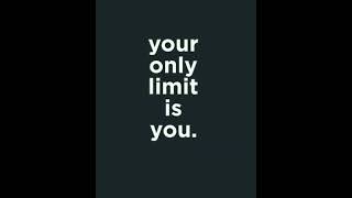 Your Limit Is You             shorts ql qualitylifestyle gymmotivation