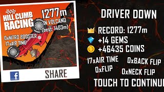 Hill Climb Racing Race Car At Volcano