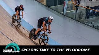CYCLORS TAKE TO THE VELODROME @EmiratesTeamNZ