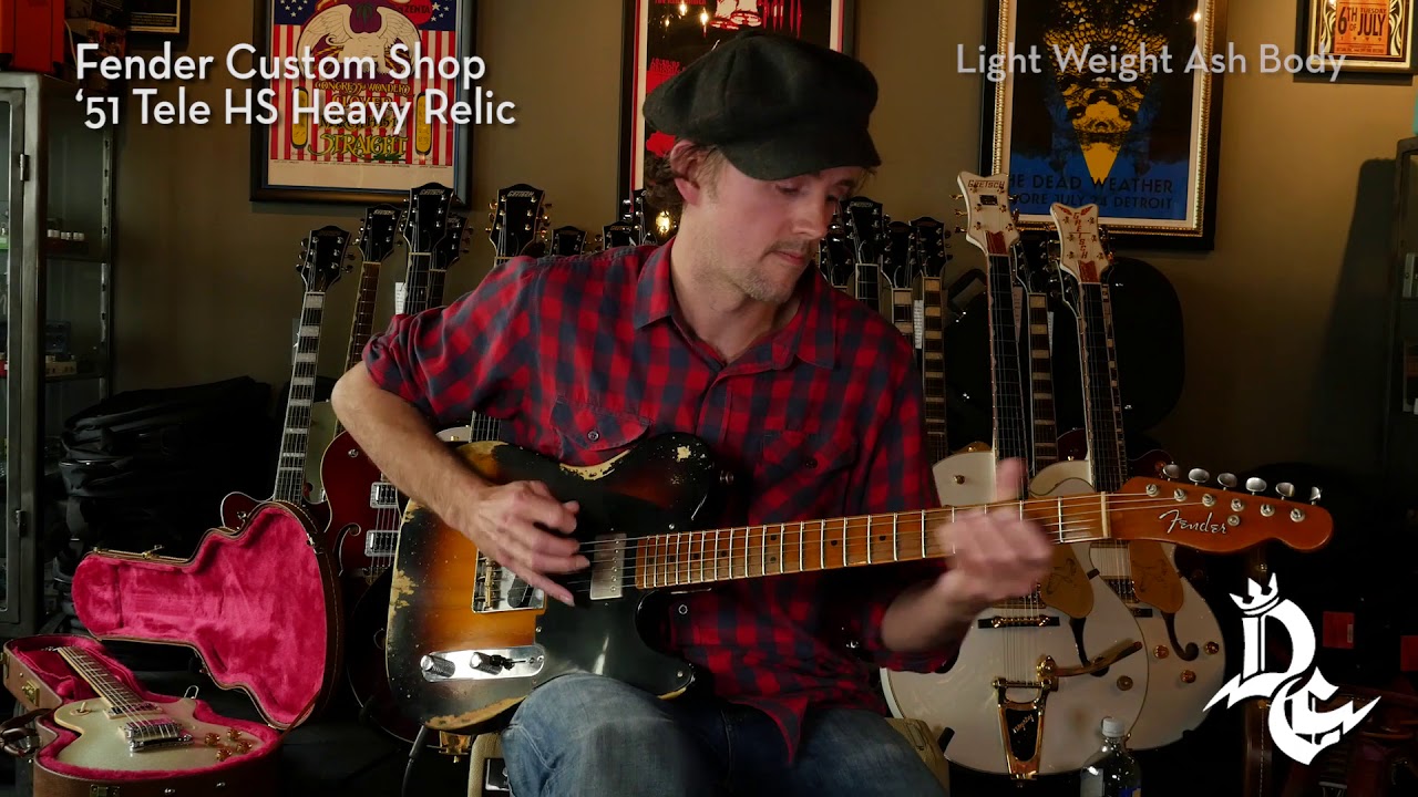 DG | Fender Custom Shop Limited Edition '51 HS Telecaster Heavy Relic Wide Fade 2-Color Sunburst