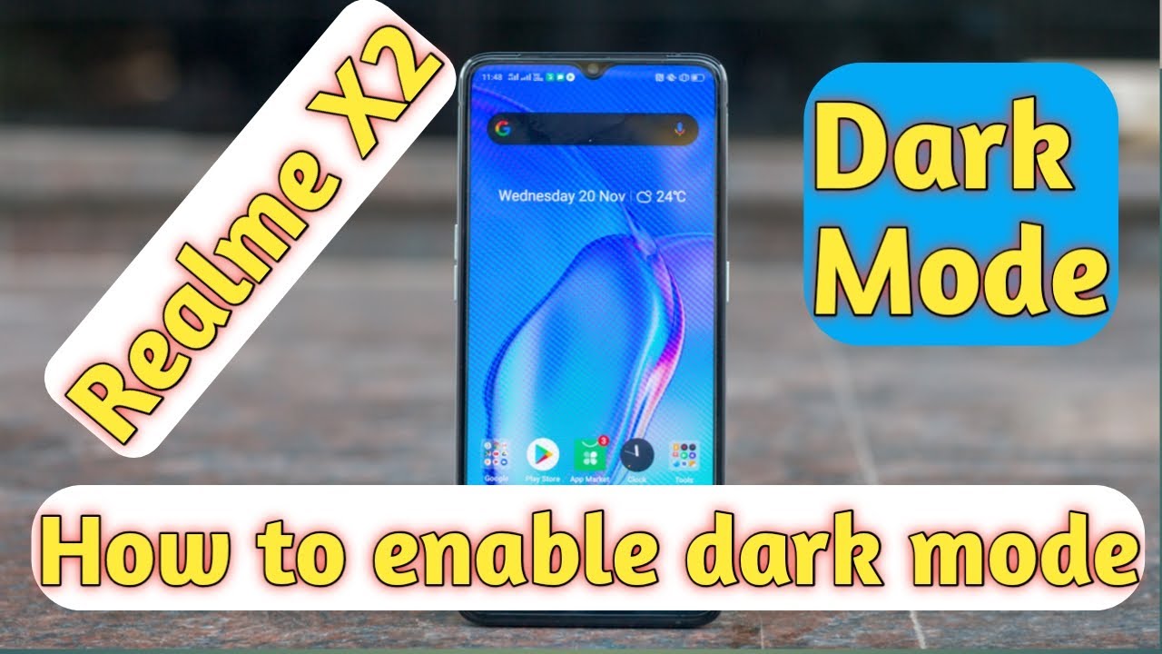 Realme X2 Dark Mode, How to enable dark mode in realme X2