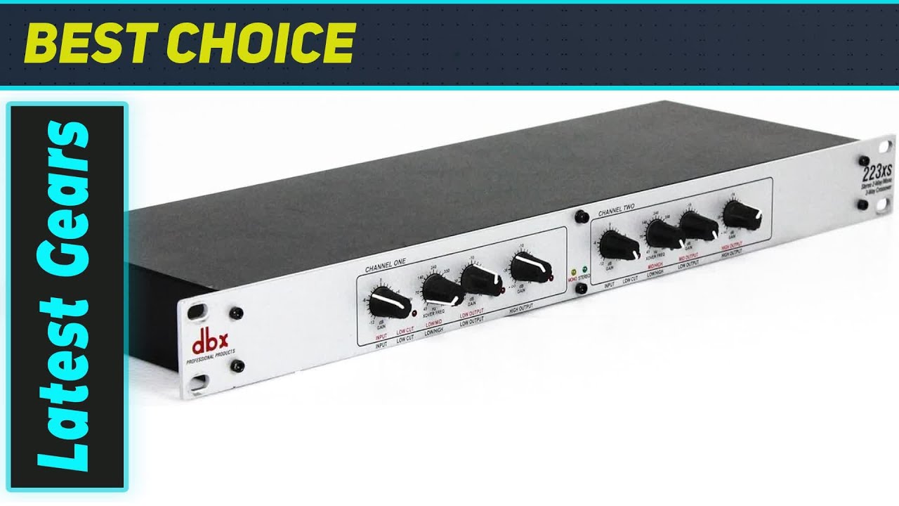 dbx 223xs: The Ultimate Crossover for Precision Audio - YouTube