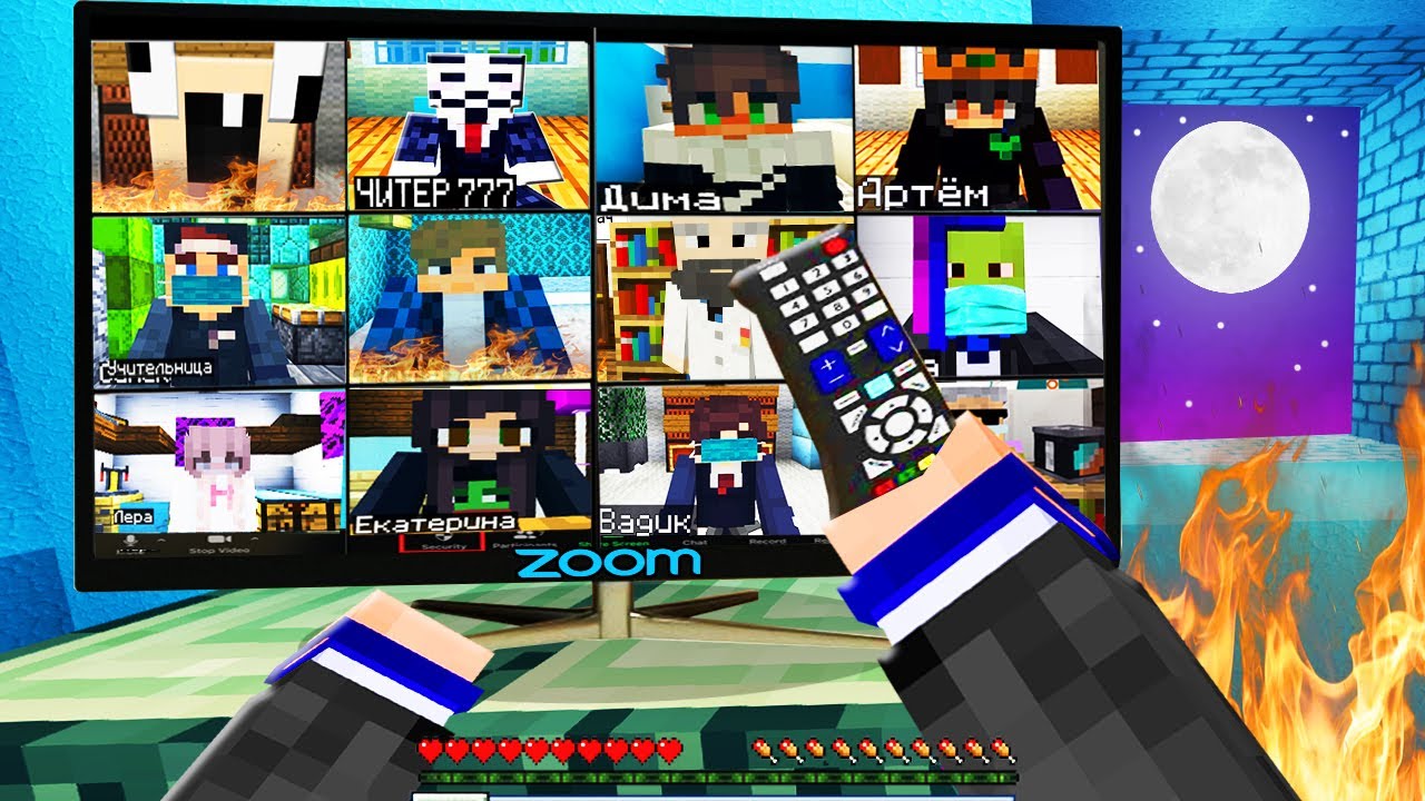 Карта жеки школа майнкрафт