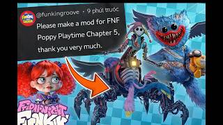 New Mod Fnf To Poppy Playtime Chapter 5 The Prototype - Friday Night Funkin Mobile Gameplay