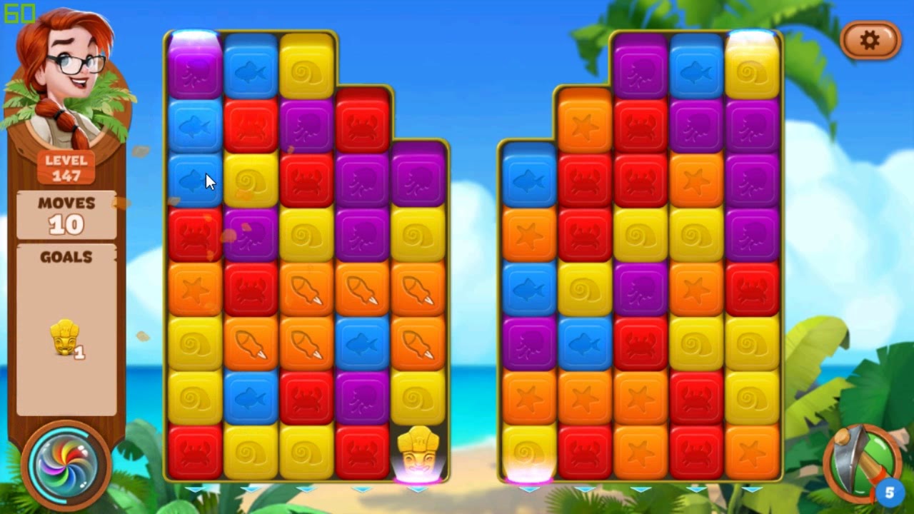Lost Island Blast Adventure level 147
