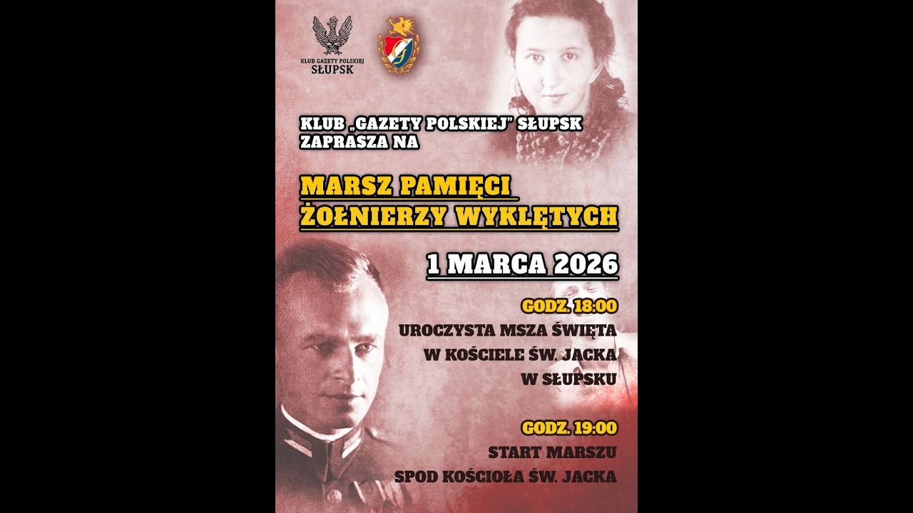 Słupsk: Marsz Pamięci Żołnierzy Wyklętych 2026 [VIDEO]