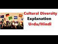 What is Cultural Diversity? | Definition | Examples | Urdu/Hindi