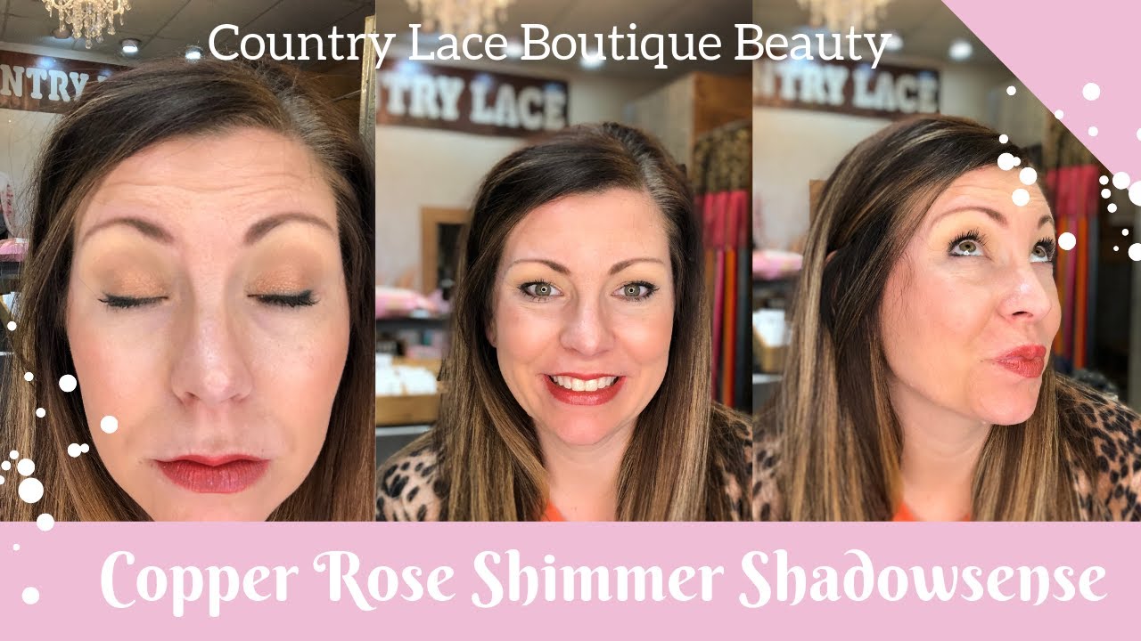 Copper Rose Shimmer Shadowsense Eye Tutorial