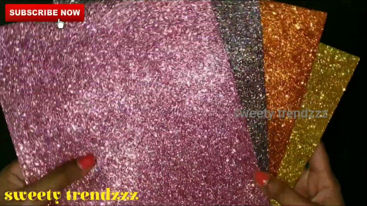 Glitter Papercraft Ideas