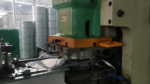 Full auto  conical drum top lid production line