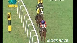Roberta wins the Mock Race 2 on 27th December 2020