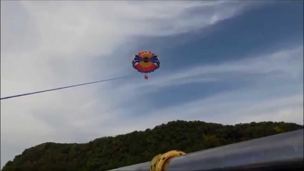 Parasailing Cord Snapped Kota Kinabalu Manukan Island YouTube