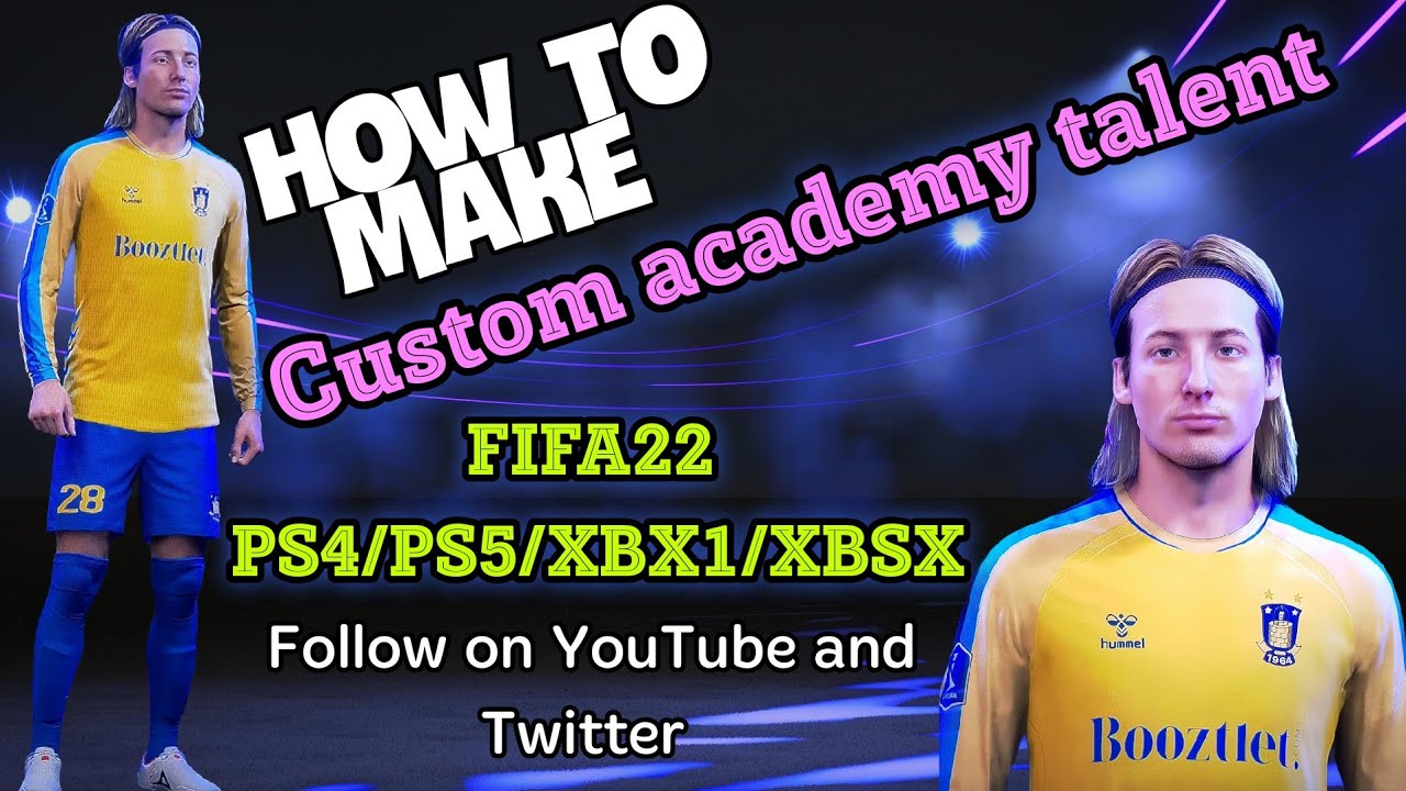 How to make your own academy talent FIFA 22 (Home Grown talent ) YouTube