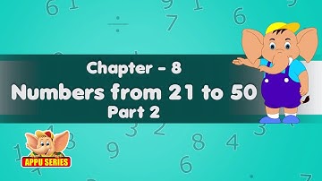Learn Maths -  Numbers from 21 to 50 (Part 2)