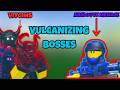 Destroying Bosses in The Battle Bricks using Vulcan! | Roblox The Battle Bricks